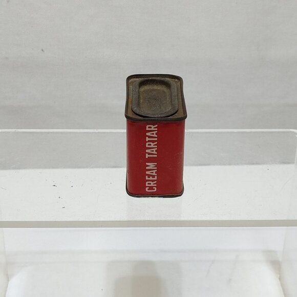 Ben-Hur Pure Cream Tartar 2 Oz Tin Container 1940s Collectible Kitchen Décor VTG - Picture 4 of 6